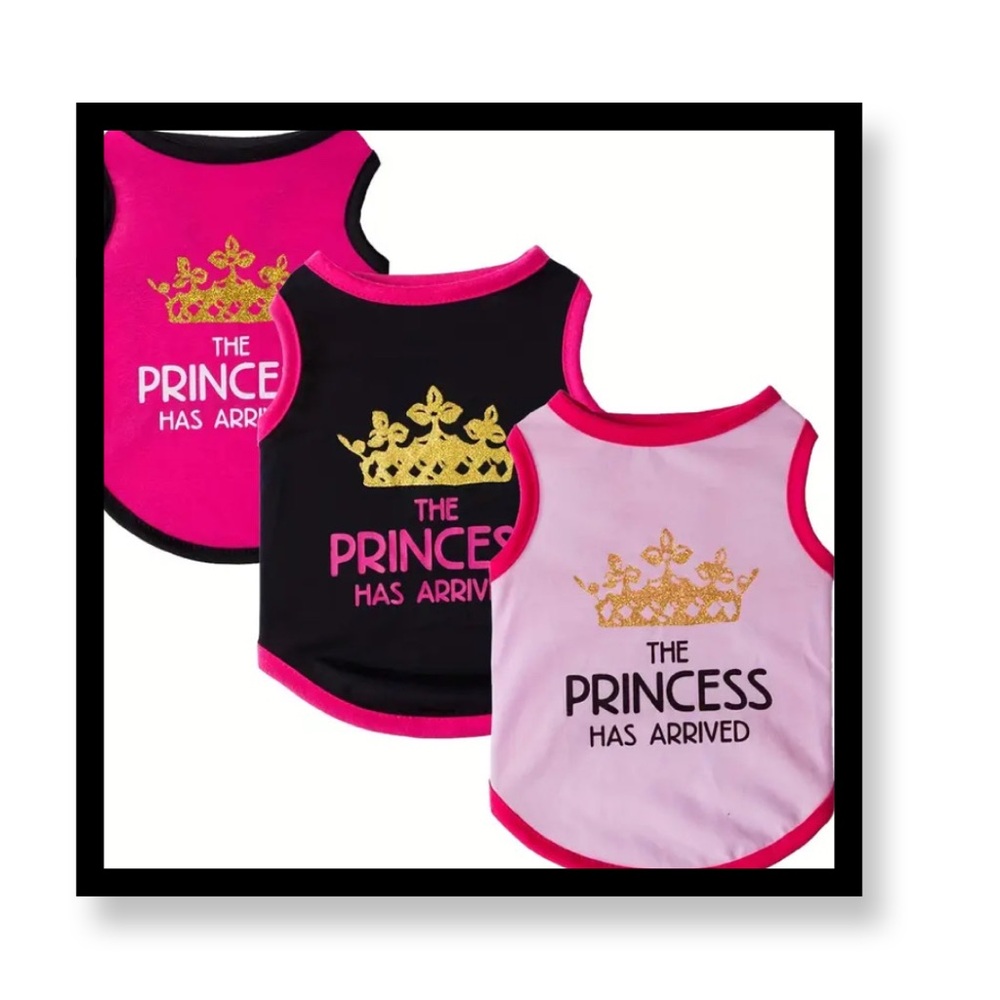 ‼️‼️Clearance-1pc The Princess Has Arrived - Lightweight & Breathable Pet Vest